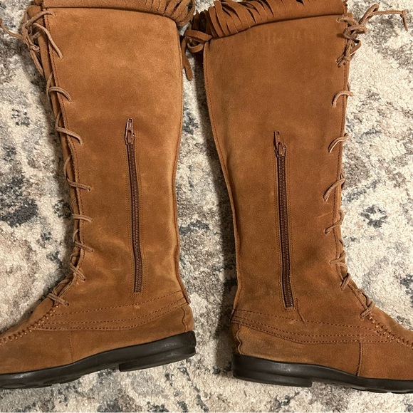 Something Else from Skechers Moccasin Boots Women’s Size 7.5 Leather - Picture 10 of 11